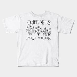 Flowers- The Daffodils. Kids T-Shirt